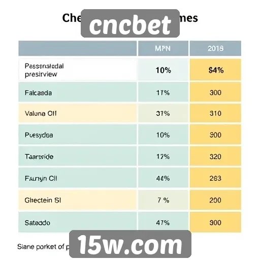 Estatísticas de apostas no CNCbet