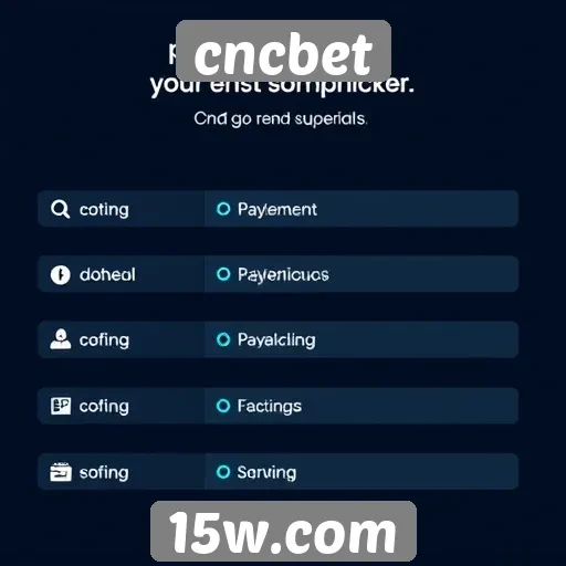 Métodos de pagamento aceitos na cncbet